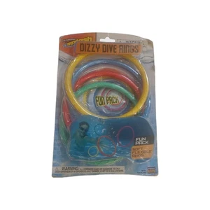 Splash Bombs Dizzy Dive Rings Red/Green/Pink/Blue. pool toys. NEW, SEALED - Picture 1 of 1