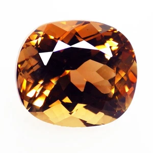 13.30 Ct Best Oval (13 x 12 mm) 100% Natural Brazilian Imperial Champange Topaz - Picture 1 of 7