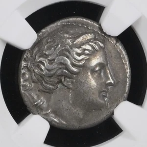 IONIA Ephesus Artemis & Hirsch NGC Ch XF Fine Style Ancient Silver Greek Coin D387 - Bild 1 von 6