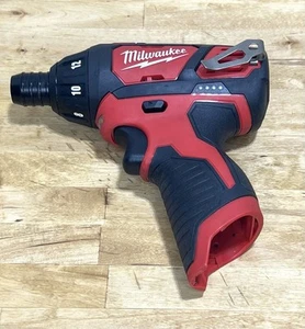 Milwaukee M12 2401-20 Hex Screwdriver Driver Cordless Tool - Picture 1 of 5