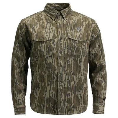 BLOCKER FUSED COTTON FIELD SHIRT - MO BOTTOMLANDS - X-LARGE - E.01.01.D.04 - Image 1 of 4