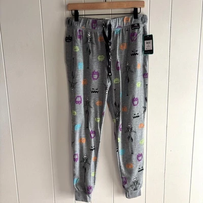 The Nightmare Before Christmas Jack Skellington Jogger Sleepwear Pants S 4-6 #C - Image 1 of 4