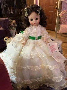 Madame Alexander Scarlett O'Hara - 14 Zoll Puppe neuwertig mit Handgelenkanhänger keine Verpackung - Bild 1 von 8
