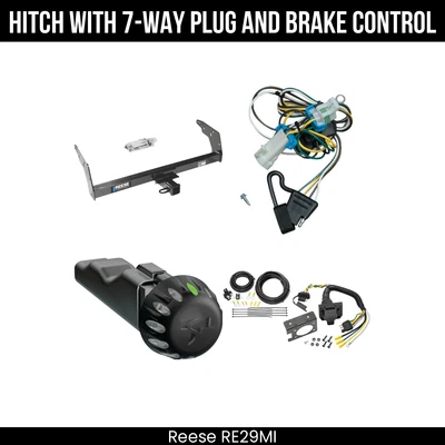 Paquete de remolque de enganche + control de freno para 98-00 Isuzu Hombre 98-04 Chevy S10 GMC Sonoma Foto 1 de 4