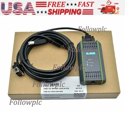 6GK1571-0BA00-0AA0 PC ADAPTER USB A2 Cable For S7-200 S7-300 GK1571-0BA00-0AA0 - Image 1 of 4