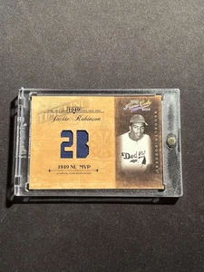 Camiseta deportiva doble usada Jackie Robinson de los Playoff Prime Cuts 2004/42 #TL-43 - Imagen 1 de 2