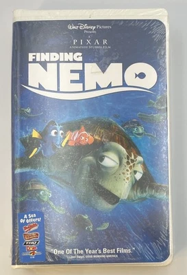 Finding Nemo Disney VHS Clamshell Sealed New Rare Animated Movie - Image 1 of 2