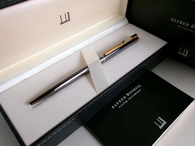 Caneta esferográfica Dunhill Gemline cinza Gunmetal GT - Imagem 1 de 4