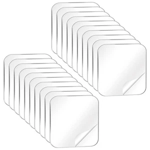 Wiederverwendbare transparente Nano-Klebepads für Haushalt und Büro, 20 Stk. - Bild 1 von 7