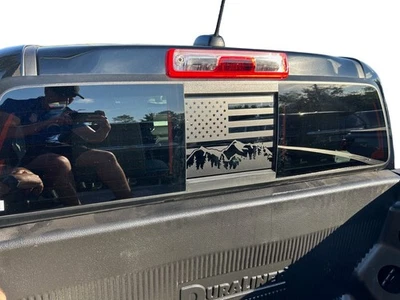 Calcomanías para Toyota Tacoma ventana trasera bandera gráficos 3M rayas de vinilo 2005-2023 Foto 1 de 4