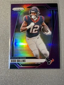 Nico Collins 2024 Panini Prizm Purple /125 #113 SP Texans - Picture 1 of 2