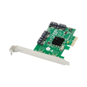 PCIe x2 88SE9230 4x SATA 6Gbps RAID Controller Card Expand Storage & Boost Speed - Picture 1 of 4