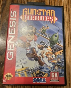 Gunstar Heroes (Sega Genesis, 1993) CIB con manuale/poster/VF-NM testato!! - Foto 1 di 9