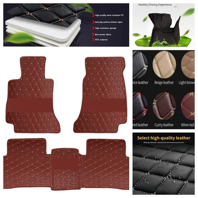 For Ford All Models Car Floor Mats car Liners All Weather Waterproof Auto Carpet Foto 1 de 4