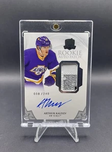 2020-21 Upper Deck The Cup Rookie Auto Patch #165 Arthur Kaliyev /249 - LA Kings - Picture 1 of 2