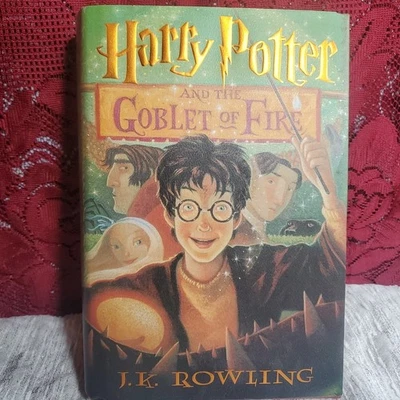 Harry Potter Goblet of Fire JK Rowling 1st Edition 2000 Vintage Foto 1 de 4