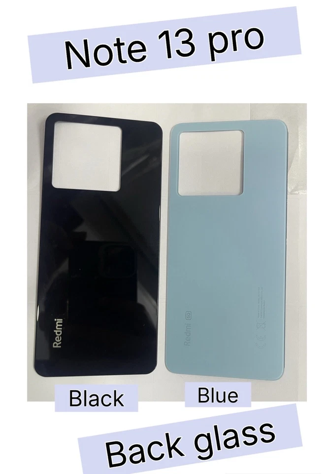 Tapa Trasera Batería Cristal Para Xiaomi Redmi Note 13 Pro 5G 2312DRA50G Foto 1 de 1