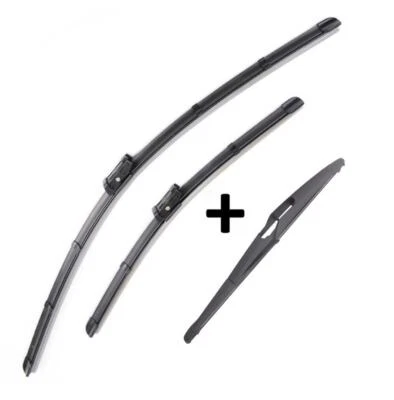 Peugeot 5008 Wiper Blades Aero For SUV 2013-2016 FRONT PAIR & REAR 3 x BLADES - image 1 of 4