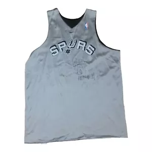 San Antonio Spurs Size XL Silver/Black Practice Nike Jersey Auto David Robinson - Picture 1 of 4