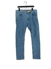 Nudie Jeans Women's Jeans W 34 in; L 32 in Blue Cotton with Elastane Straight