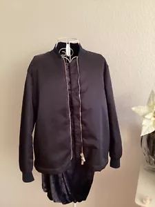 Liebeskind Berlin Damen Luxus Glänzend Blogger Gefüllt Bomber Jacke Gr.L Top - Bild 1 von 9