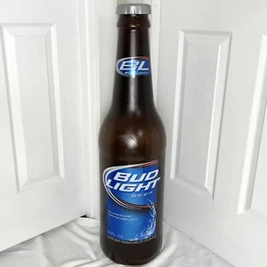 Botella de cerveza gigante de plástico duro ligero Budweiser publicidad hombre barra cueva - Imagen 1 de 14