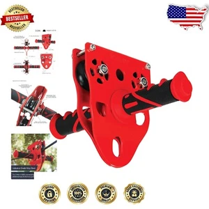 Durable Z-Max Red Speed Trolley Zipline Pulley - High Efficiency Adventure Gear - Picture 1 of 8