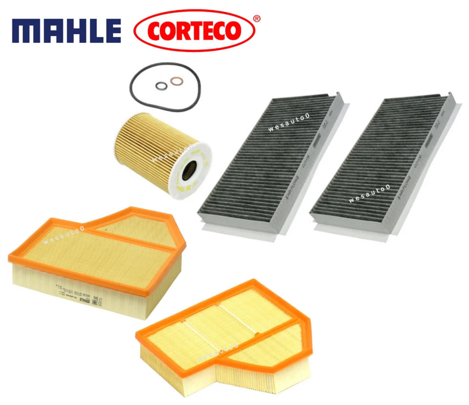 Filtro de aire filtro de aceite kit de filtro de cabina de aire 3 piezas OEM para BMW M5 M6 06-10 Foto 1 de 1