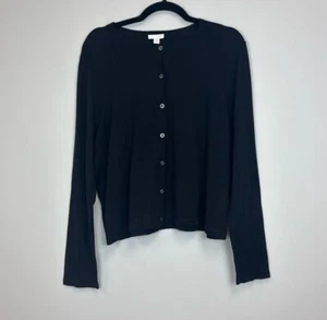 J. Jill Black Cardigan Casual Career Dressy Large NEW - Picture 1 of 4