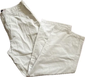 VTG Anchor Blue Easy Fit Baggy Wide Beige Pants Men's 40X32 Hip Hop Skater READ - Picture 1 of 12