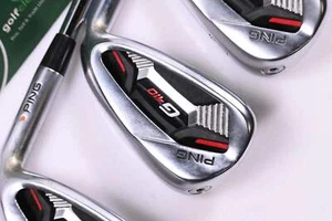 Ping G410 Irons / 6-PW / Orange Dot / Regular Flex Ping AWT 2.0 Shafts - Picture 1 of 7