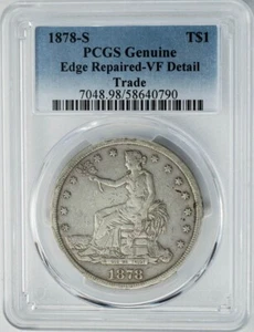 1878-S Trade Dollar $ VF Detail PCGS 950134-24 - Picture 1 of 4