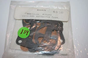  nos vintage snowmobile carburetor rebuild kit BN0 451425 mikuni butterfly - Bild 1 von 1