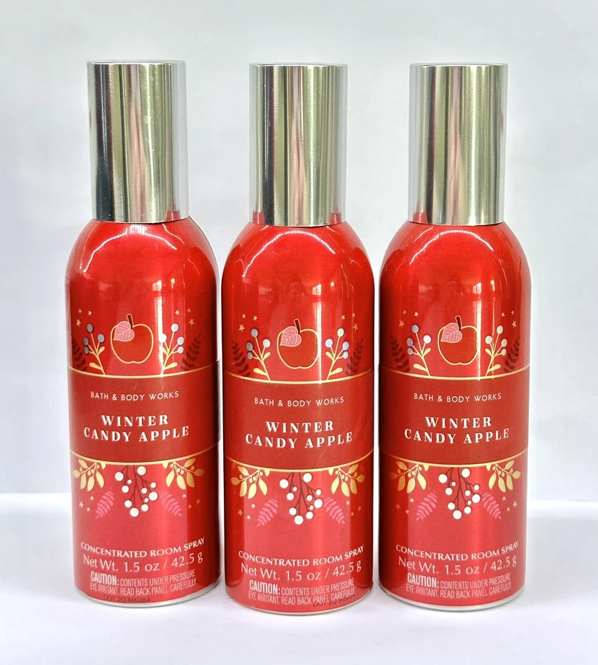Bath & Body Works Winter Candy Apple Concentrated Room Spray 1.5 oz LOT OF 3 - Image 1 of 1