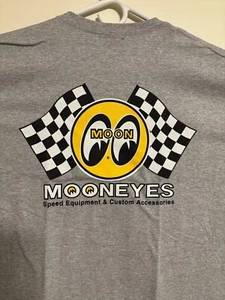 FAMOUS MOONEYES T-SHIRTS - "CHECKERED MOON" - Picture 1 of 16