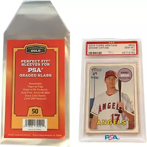 Cardboard Gold Perfect Fit Sleeves Bags for PSA Graded Cards, 50 Pack - Bild 1 von 1