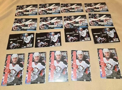 Lote de 18 Buffalo Sabres Horarios de Bolsillo Hasek Miroslav Satan Maxim Afinogenov Foto 1 de 2