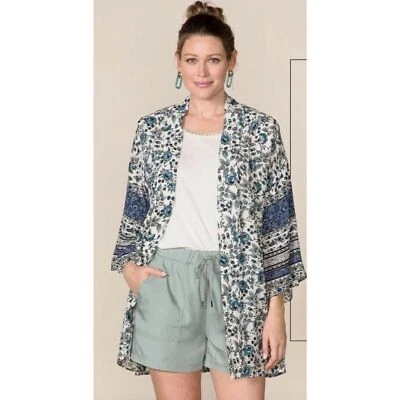 Kimono Good Hart Matilda Jane Floral Costa del Golfo XS/Pequeño Playa Boho NUEVO Foto 1 de 4