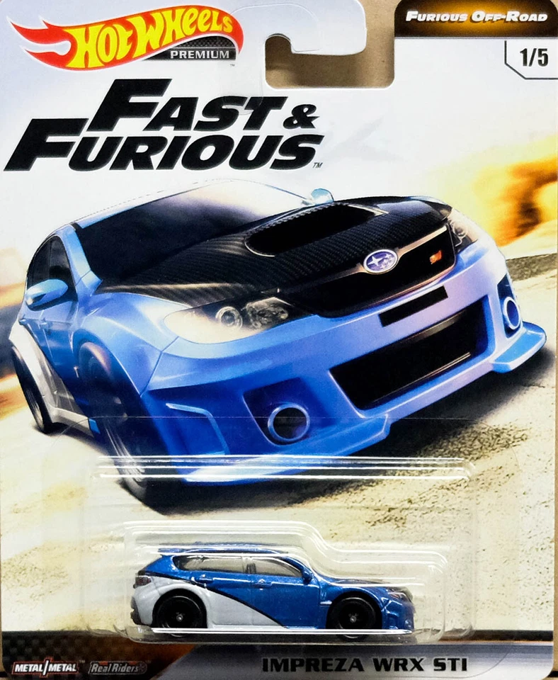 Subaru Impreza WRX STI Fast & Furious Off-Road 1/5 1:64 Hot Wheels GJC07 GBW75 - Immagine 1 di 1