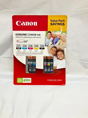 Tanques de tinta originales Canon Pixma negros-225 y CLI-226-*NUEVO/LIGERO DAÑO EN LA CAJA* Foto 1 de 4