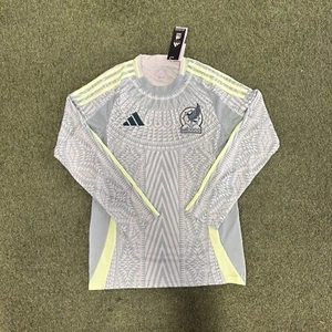 adidas Mexico Away Men's L/S Soccer Jersey 24/25 - Picture 1 of 7