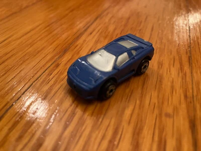 Micro Machines Bugatti EB110 Blue Silver Windows Galoob - Image 1 of 4