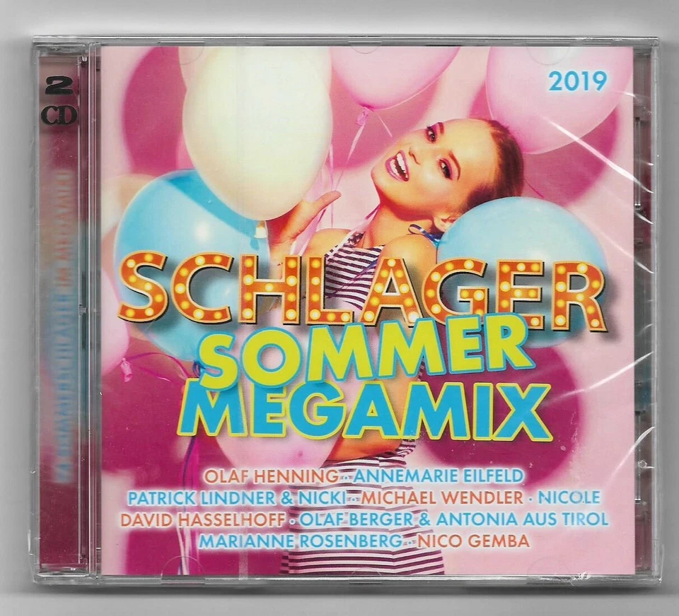 Schlager Sommer Megamix 2019 / 2 CDs / NEU & OVP - Bild 1 von 2