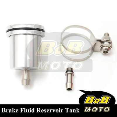 Tanque de depósito de líquido de frenos trasero CNC Silver Racing para Honda CB1000R 2008-2012 Foto 1 de 4