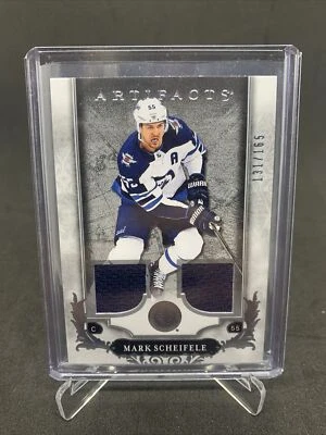 2018-19 UPPER DECK ARTIFACTS HOCKEY /165 SILVER DUAL PATCH MARK SCHEIFELE #87 - Image 1 of 2