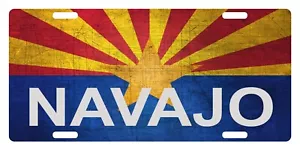 Arizona State Flag License Plate Patriotic Version Navajo - Picture 1 of 1