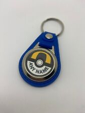 Personalised Pokemon Keyring - Yellow Poke Ball design - available in 4 colours