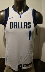 Dennis Smith Jr. NEW Nike Dallas Mavericks #1 Men's White Jersey NBA New W Tags - Picture 1 of 8