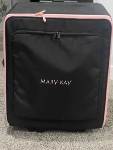 Mary Kay Consultant Travel Luggage Black Preowned - Picture 1 of 10