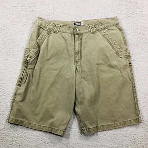 Burton Shorts Mens 36 Green Ripstop Canvas Utility Outdoor Hiking Gorpcore - Picture 1 of 14